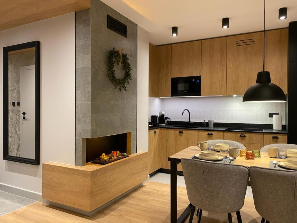 Rest4U Apartamenty Z Saunami ชเจอร์ค ภายนอก รูปภาพ